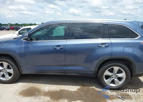 2015 Toyota Highlander Limited V6 из США, поврежденный, VIN 5TDYKRFH0FS094272